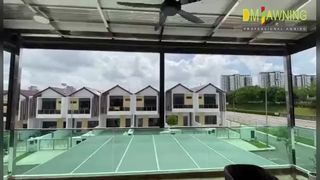 Rèm cuốn chống gió chạy điện