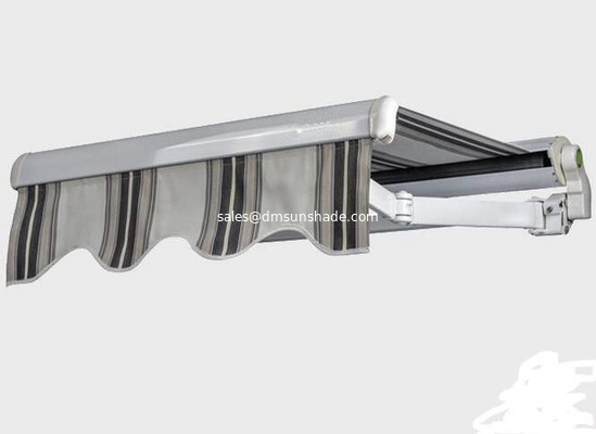 Aluminium garden high quality half cassette awning