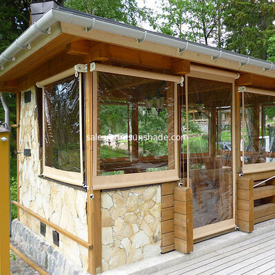 Aluminum Drop Arms Manual Retractable Window Awning/ Commercial Awning