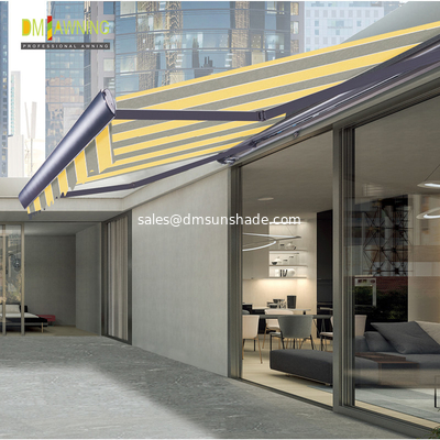 Aluminium garden high quality half cassette awning