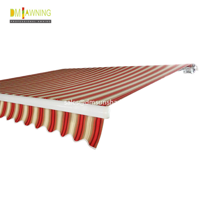 Balcony Aluminium retractable awning with rain chennel , aluminium retractable awning