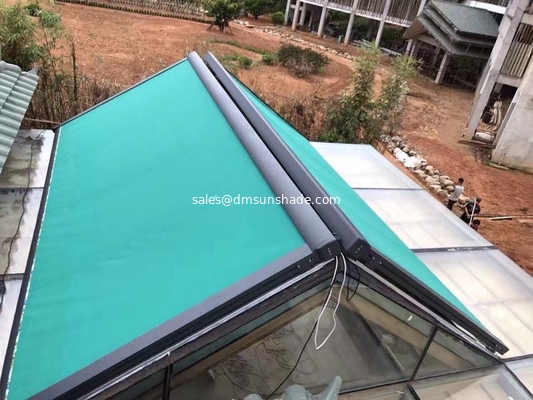 Aluminum Retractable Roof Awning Conservatory Full Cassette Folding Arm Awning