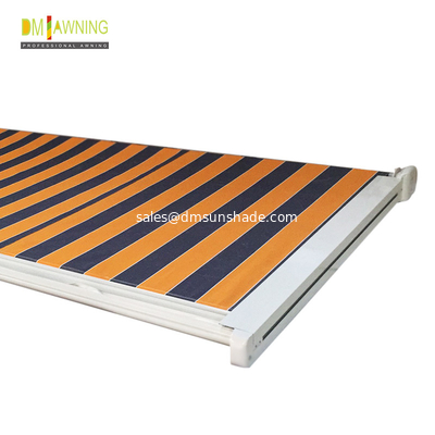 Aluminum Retractable Roof Awning Conservatory Full Cassette Folding Arm Awning