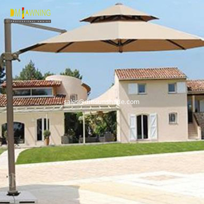 Polyester Olifen Acrylic Beach Aluminium Umbrellas Outdoor