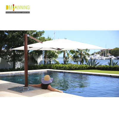 Polyester Olifen Acrylic Beach Aluminium Umbrellas Outdoor