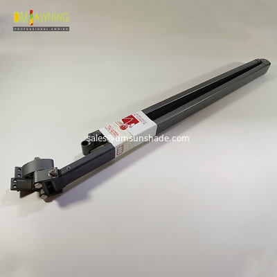 Aluminium Retractable Arm Awning Folding Retractable Arm Black