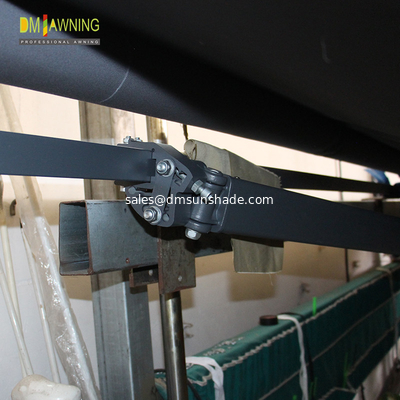 Aluminium Retractable Arm Awning Folding Retractable Arm Black