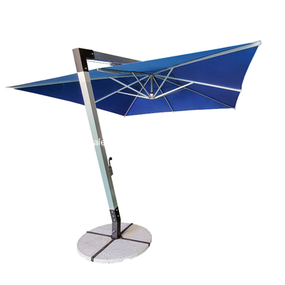 Hanging Aluminum Cantilever Umbrella For Balcony Square Cantilever Umbrella