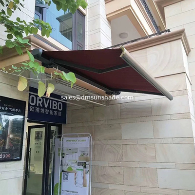 Cửa ngoài có thể rút ra với điều khiển động cơ và đèn LED Cửa vườn Cửa sổ che nắng Cửa ngoài
