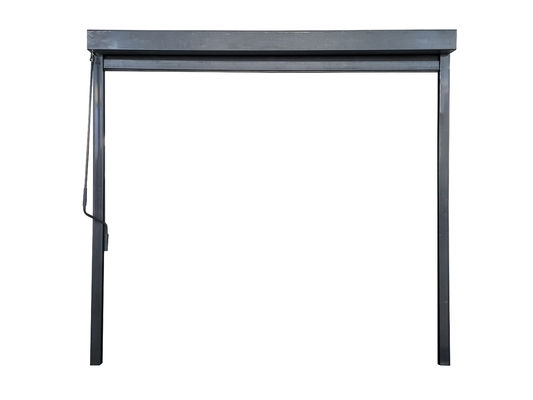 Outdoor Door Windowsill Manual Crank Roller Zip Windproof Blind