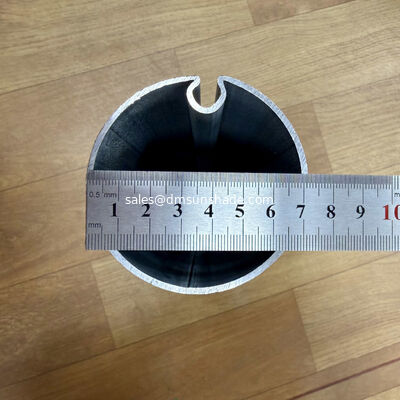 Đường thép nặng 70mm OD × 2,0mm, 8 mét tích hợp cho mái hiên ngoài trời