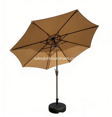 Cửa ngoài Patio Center Pole Umbrella, Waterproof Garden Parasol