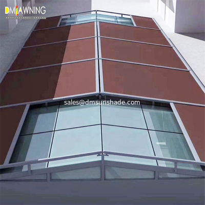 Đen mái lót Pergola bảo tồn điều khiển từ xa Awning