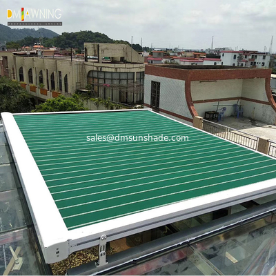 Modern Remote Control Skylight Awning Conservatory Canopy Motorized Retractable Roof (Tầng mái có thể kéo lại bằng động cơ)