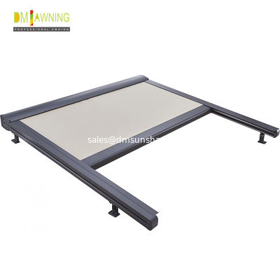 Polyester có thể kéo lại mái hiên điều khiển từ xa nhôm có thể kéo lại hiên bảo tồn